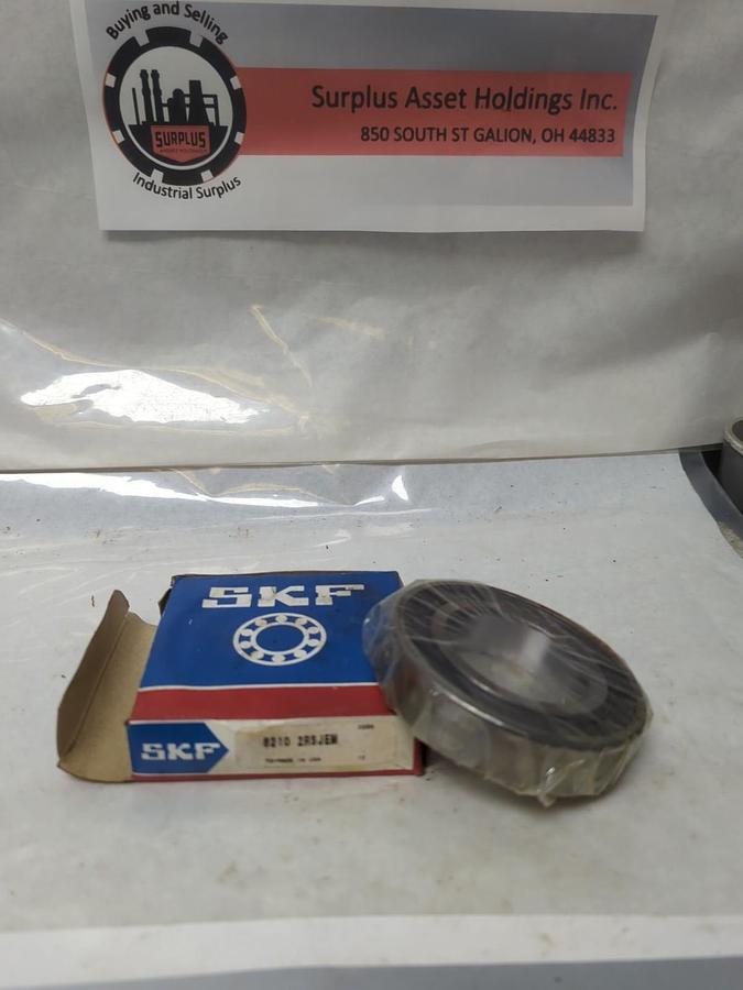 SKF,6210 2RS JEM,DEEP GROOVE BALL BEARING RUBBER SEALED NOS