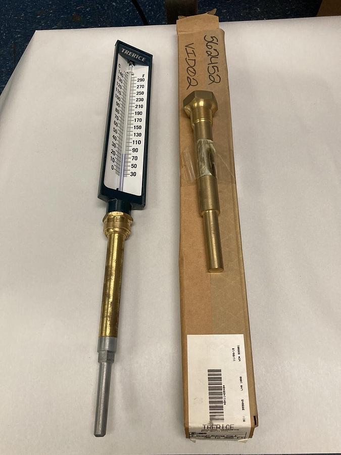 Trerice,BX1140048,Thermometer Stem 8 Inch 30-300F