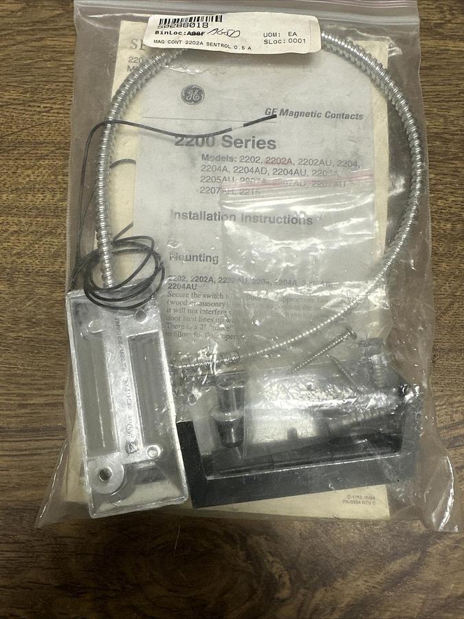 Used GE Sentrol,2202A,Magnetic Contacts