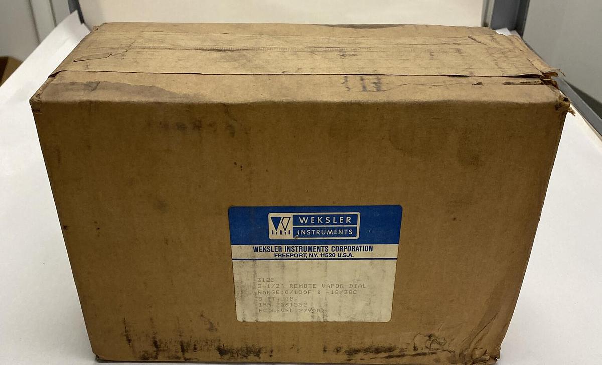 Used Weksler,321B,Remote Vapor Dial 3-1/2 INCH NOS