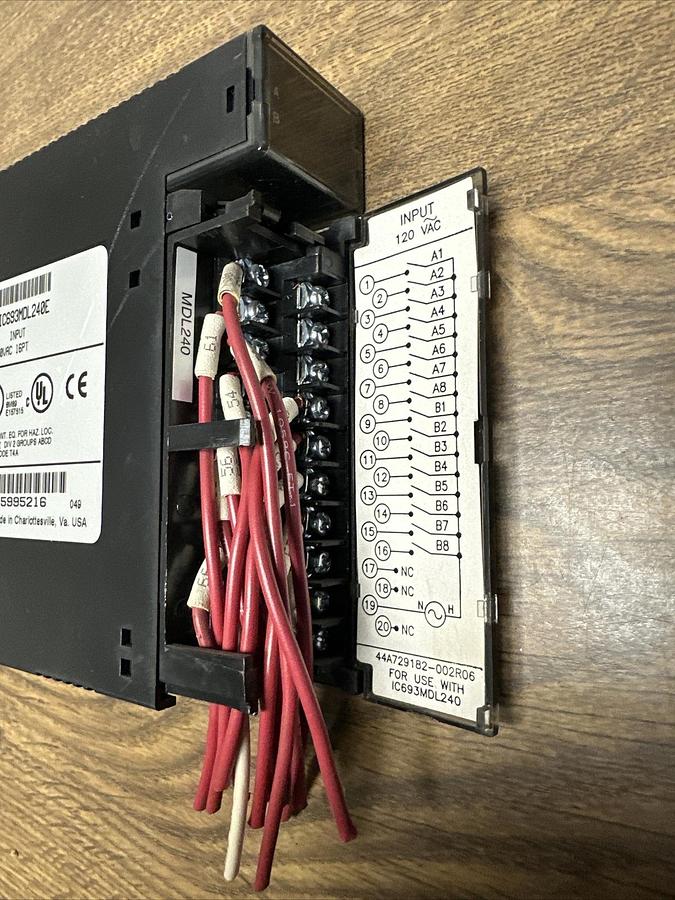 Used GE Fanuc,IC693MDL240E,Input Module