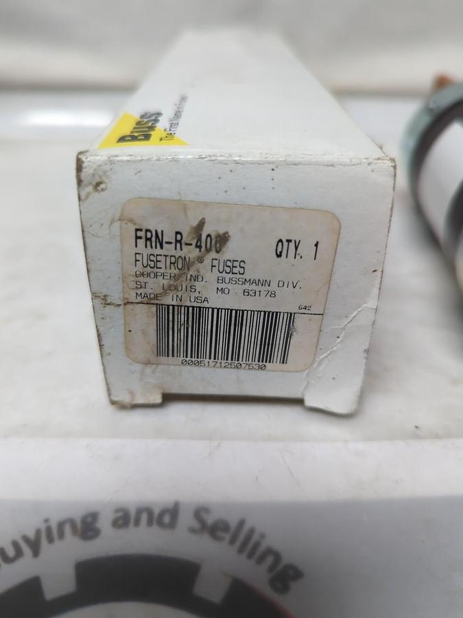 COOPER BUSSMANN,FRN-R-400,FUSETRON 400 AMP FUSE NOS