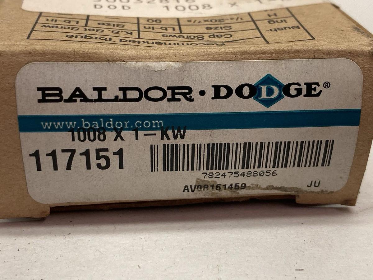 Used Baldor/Dodge,117151 1008 X 1KW,Taper Lock Bushing