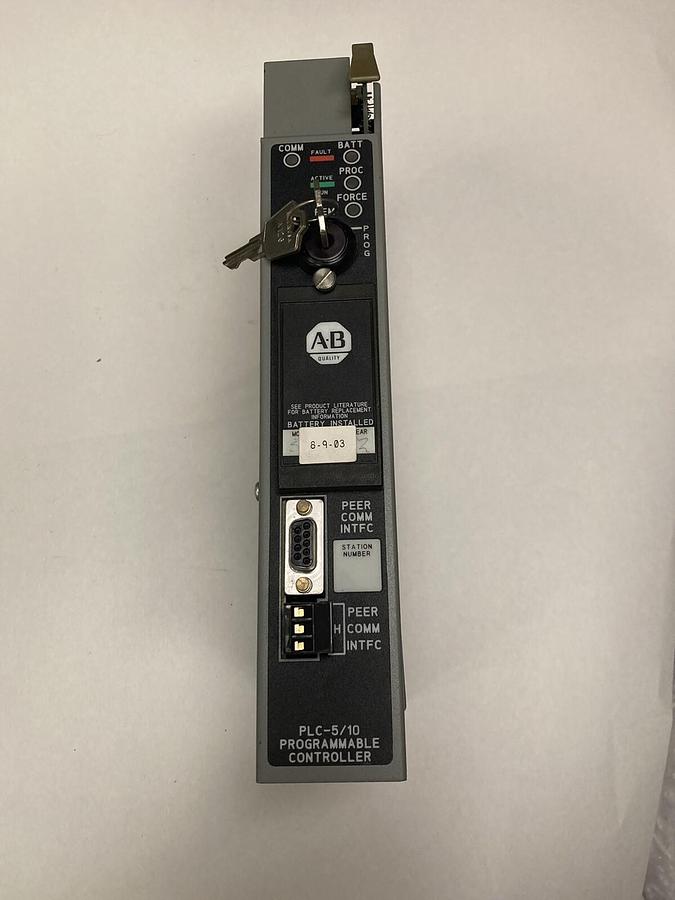 Used Allen Bradley,1785-LT4,Ser A PLC-5/10 Processor Module