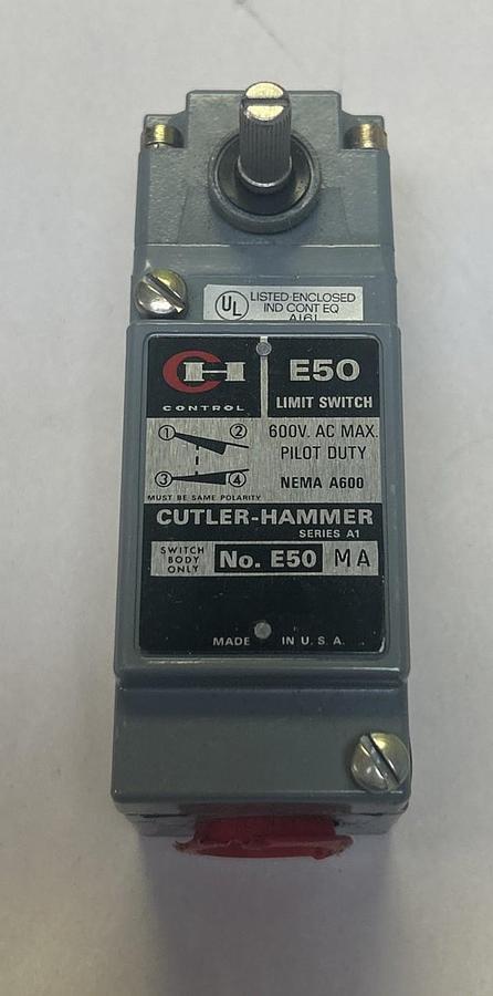 CUTLER HAMMER,E50MA,LIMIT SWITCH NOS