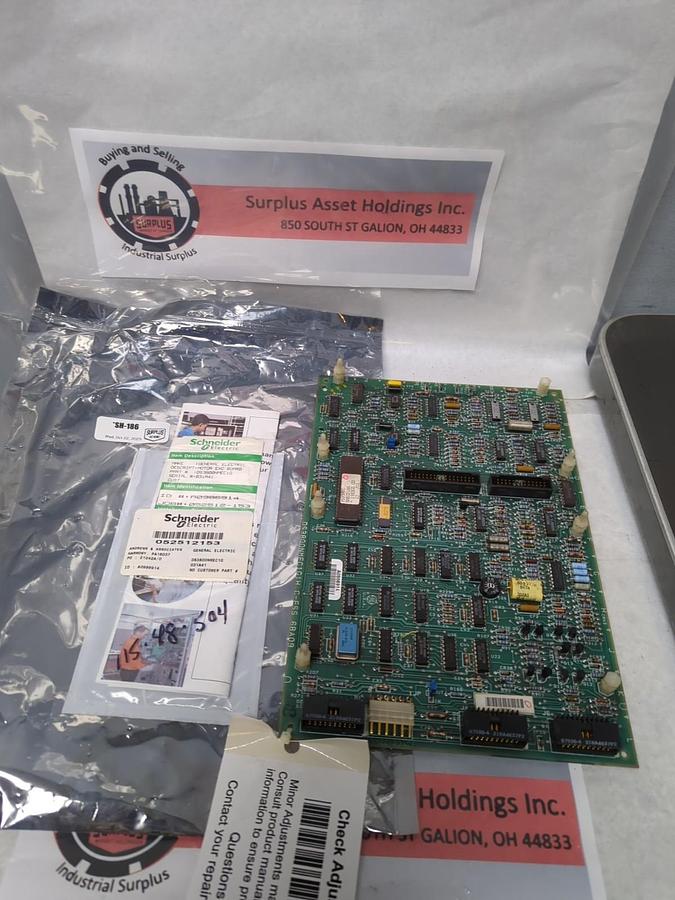 Used GE,DS3800NMEC1G,MOTOR EXCITER CONTROL BOARD PRE-OWNED