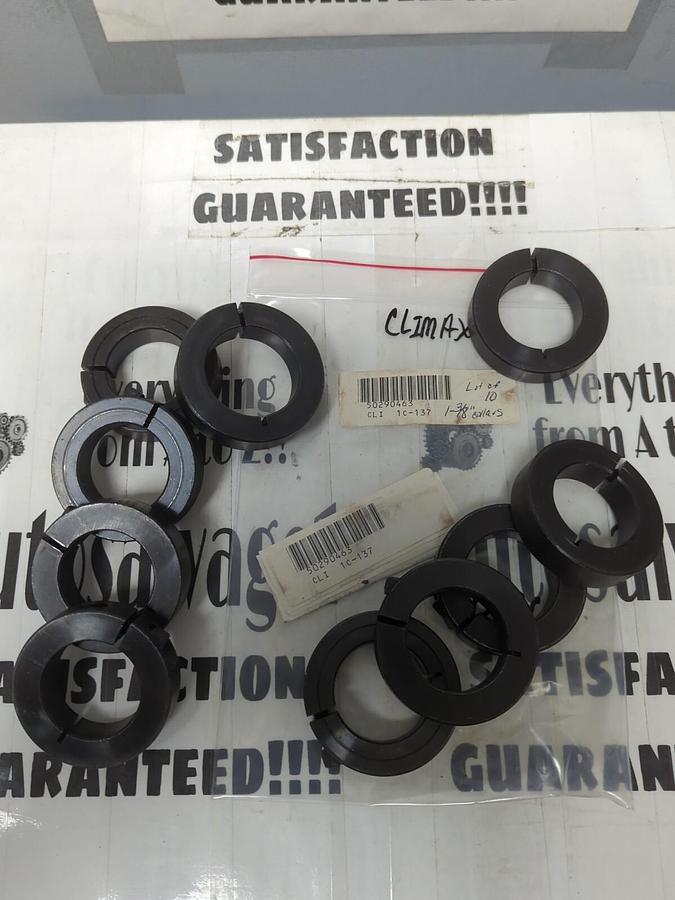 CLIMAX,NA,1 PIECE  1-3/8 INCH SHAFT COLLARS LOT OF 10 NOS