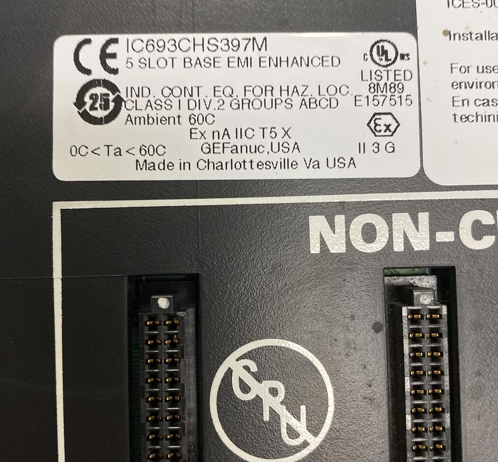 Used GE Fanuc,IC693CHS397M,5 Slot Base