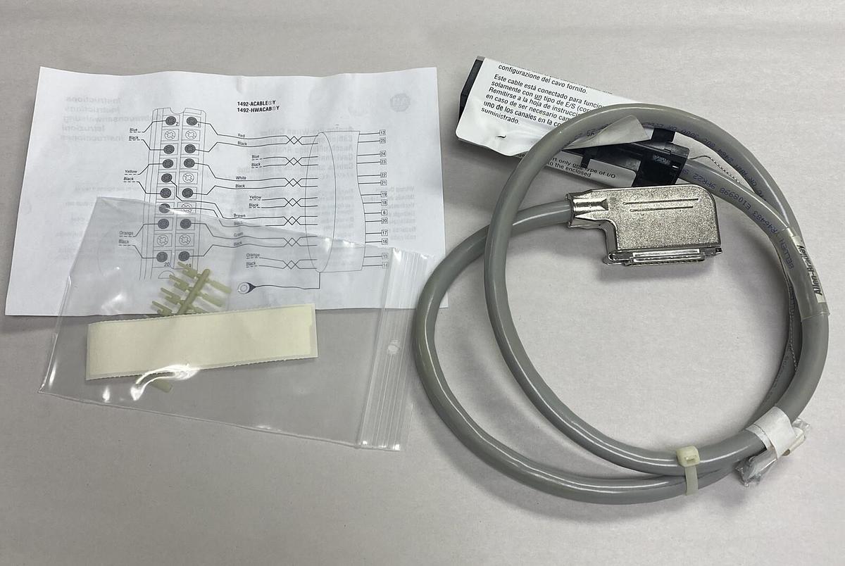 Allen-Bradley,1492-ACABLE010Y,Ser A Pre-Wired Cable for 1756 Digital I/O