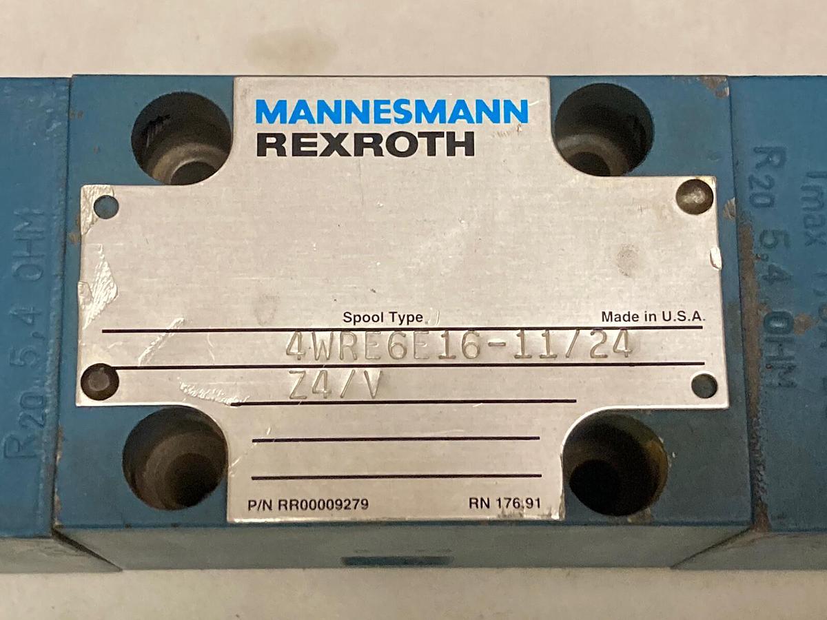 Used Mannesmann Rexroth,4WRE6E16-11/24 Z4/V, Proportional Directional Valve