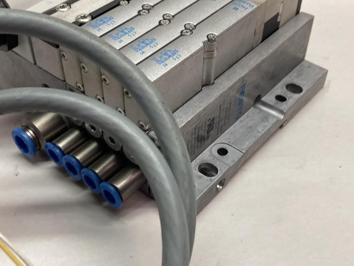 Used Festo,VMPA-KMS2-8-2,5-PUR,Manifold Connecting Cable w/Valve Block
