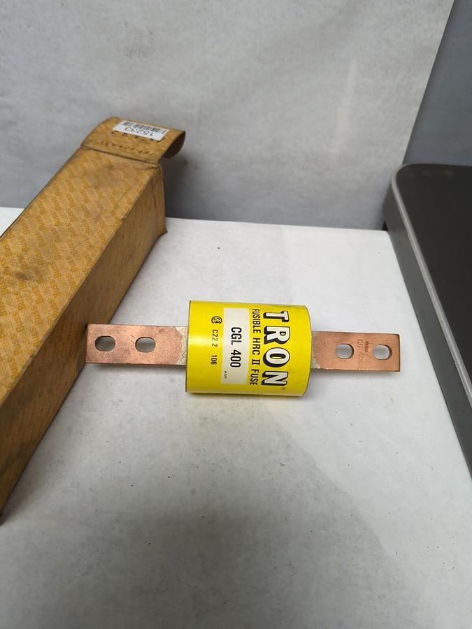 COOPER BUSSMANN,CGL-400,FUSIBLE HRC II FUSE 400 AMP NOS