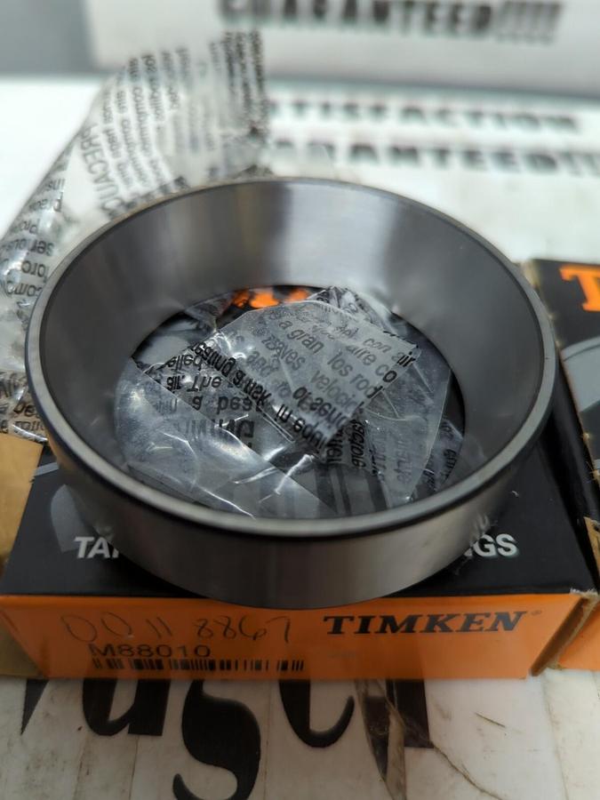 TIMKEN,M88010,ROLLER BEARING CUP LOT OF 2 NOS