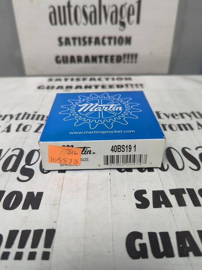 MARTIN,40BS19 1,BORE TO SIZE SPROCKET NOS