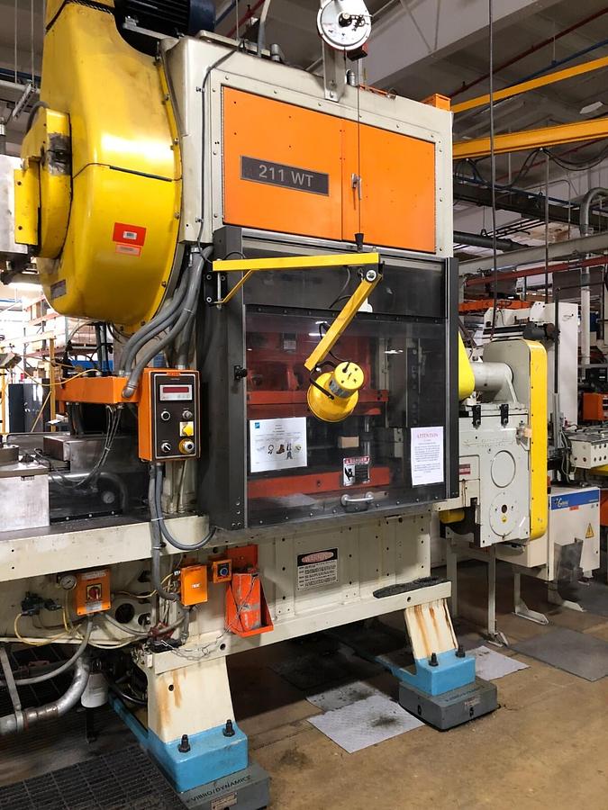 Used 100 Ton Minster P2-100 Piece-Maker Used Metal Stamping Press w/Feed Line