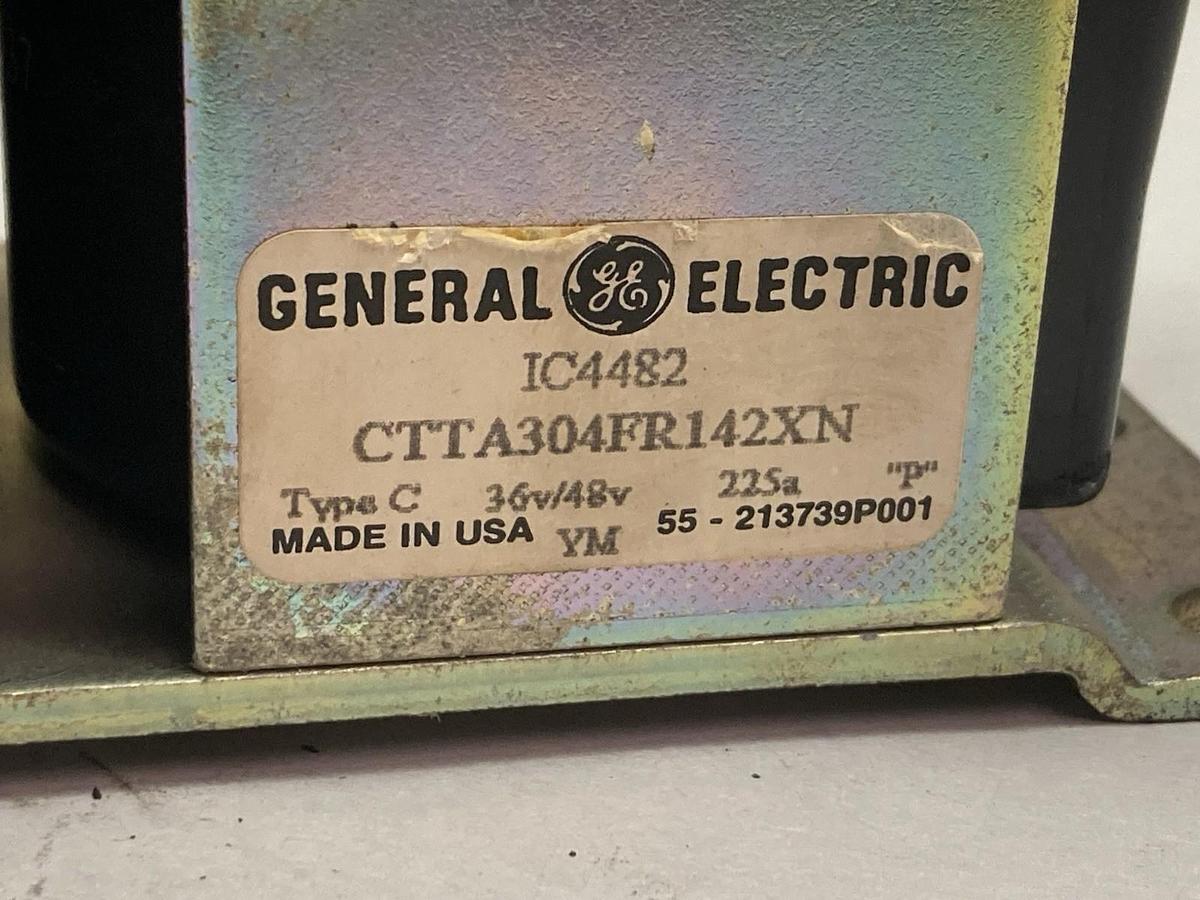 Used General Electric,IC4482 CTTA304FR142XN,Reversing Contactor Type C 225A 36v/48v