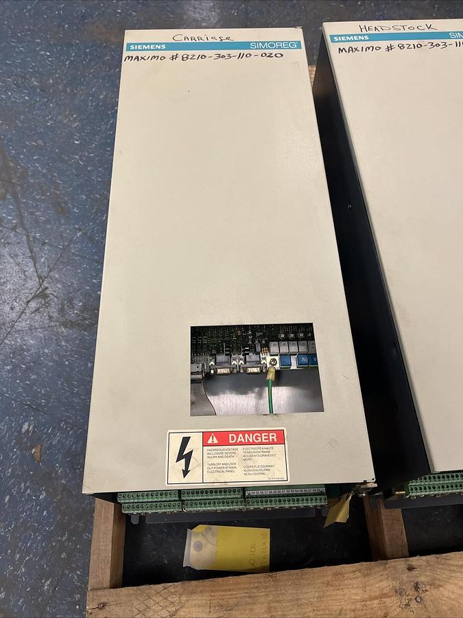 Used SIEMENS,6RA2425-2FV62,MICROPROCESSOR DC DRIVE 60 AMPS