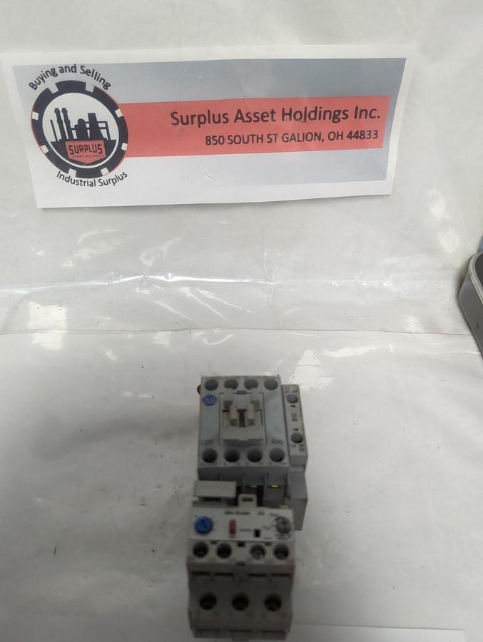 Used ALLEN BRADLEY,100-C09*400,CONTACTOR W/ 193-EA1EB OVERLOAD RELAY PRE-OWNED