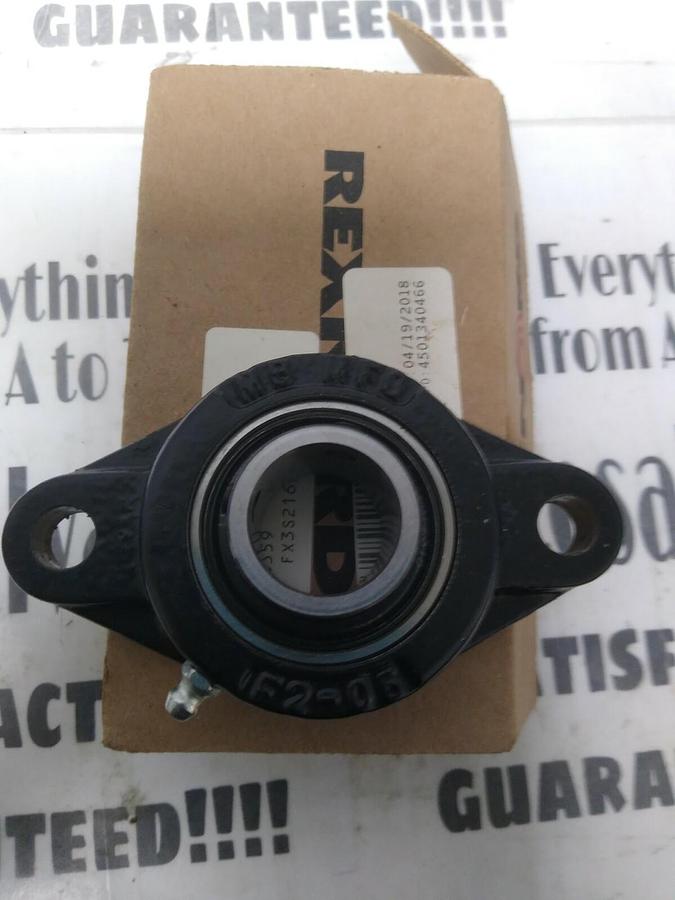 REXNORD LINK-BELT,FX3S216E,FLANGE MOUNT BEARING 2-BOLT BASE 1 INCH BORE NOS