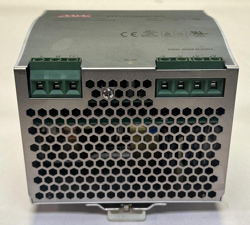 Used MEAN WELL,DRP-240-24,SWITCHING REGULATOR POWER SUPPLY