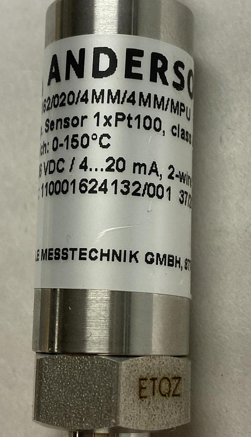 ANDERSON NEGELE,1XPT100,TEMPERATURE SENSOR LOT OF 3 NEW NO BOX