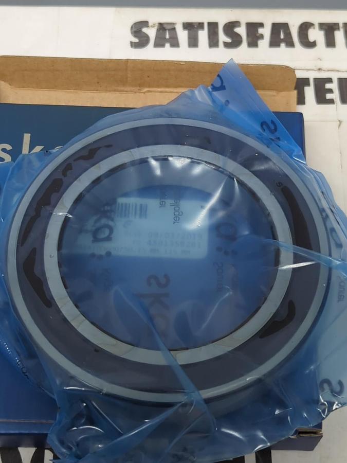 SAURER KUGELLAGER SKA,6015-2RS,DEEP GROOVE BALL BEARING 75MM X 115MM NOS