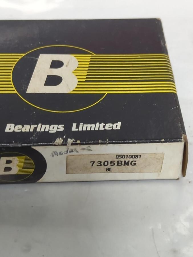 BEARINGS LIMITED,7305BMG,ANGULAR CONTACT BEARING 25MM BORE 62MM OD 17MM W NOS