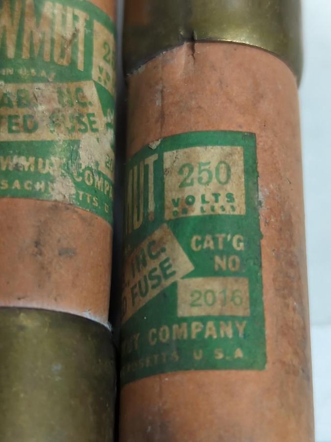 Used SHAWMUT,2016,60 AMP FUSE LOT OF 2 PRE-OWNED