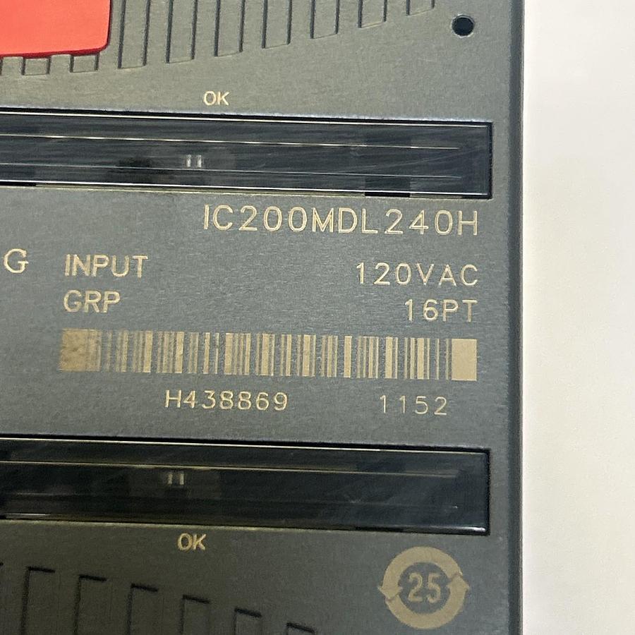 Used GE FANUC,IC200MDL240H,INPUT MODULE