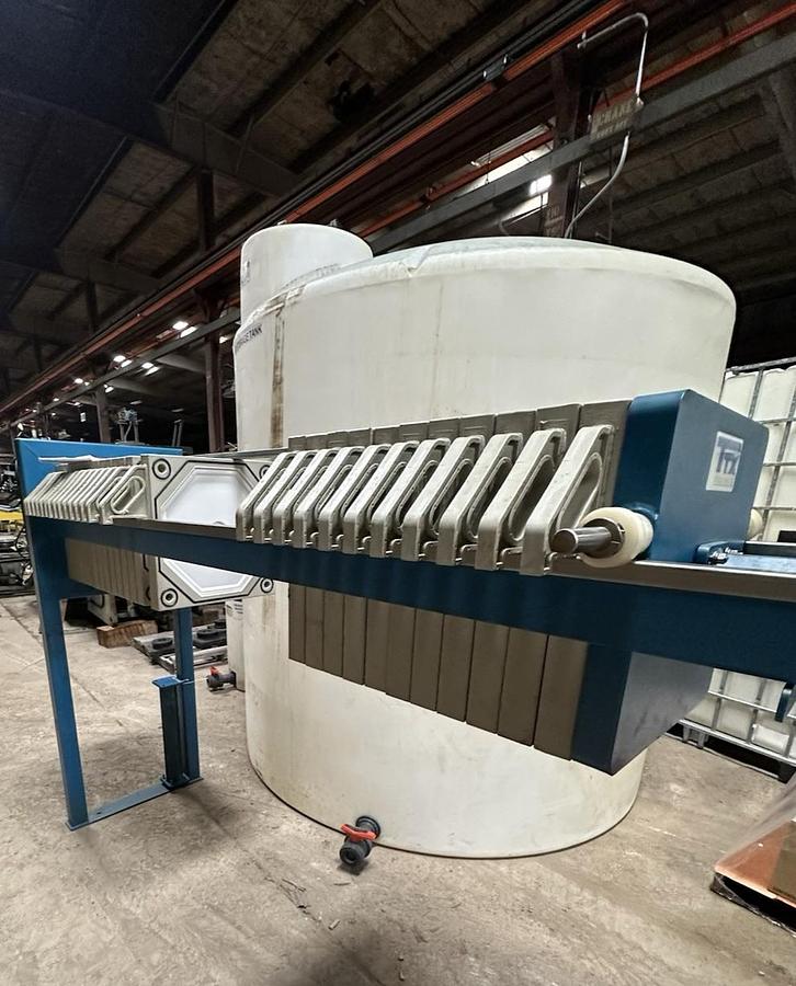 Used Therma-Tron-X Environmental 26 Plates 6800PSI 96" Filter Press