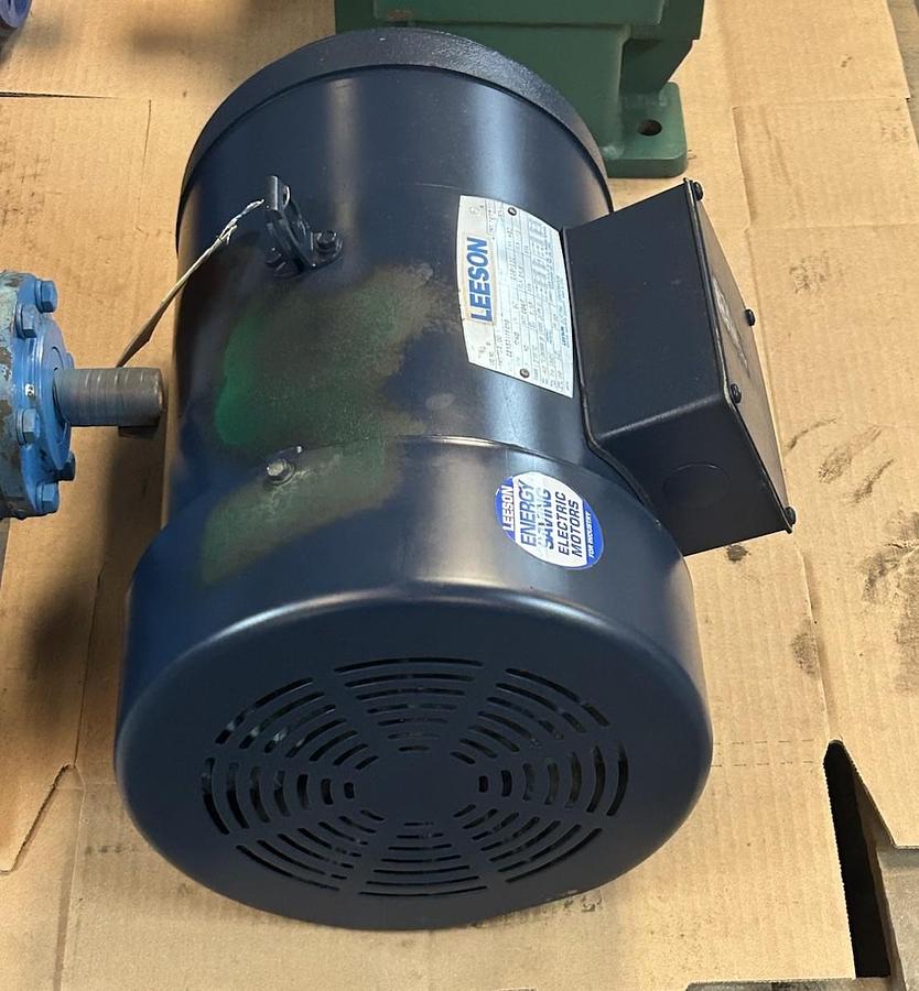 Used LEESON,140109.00,MOTOR 10HP 208-230/460V 1740RPM 3PH L215TC FRAME