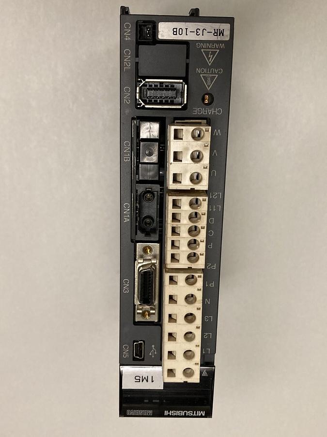 Used MITSUBISHI,MR-J3-10B,AC SERVO AMPLIFIER 100W 170V