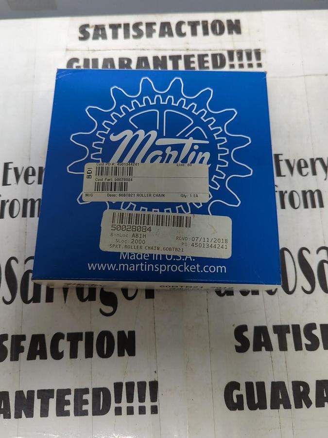 MARTIN,60BTB21 2012,TAPER BUSHED SPROCKET 21 TEETH NEW