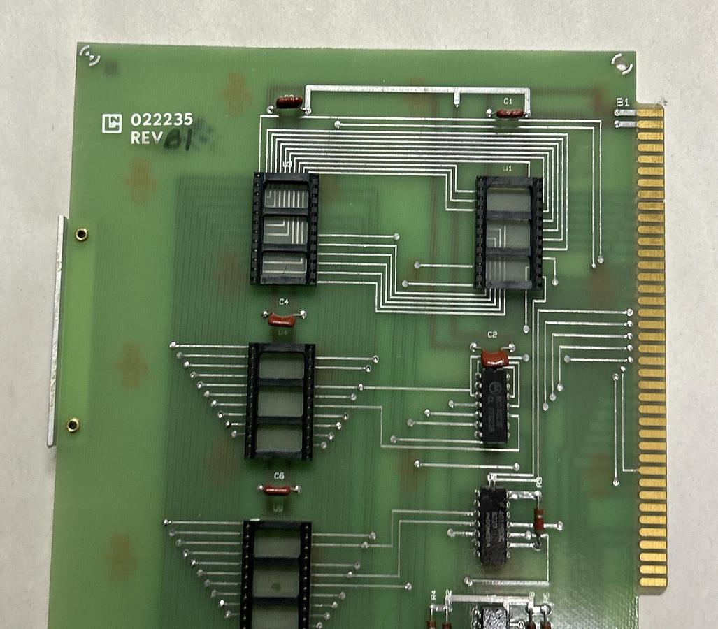 Used LEEDS & NORTHRUP,022235,CONTROL CARD MODULE