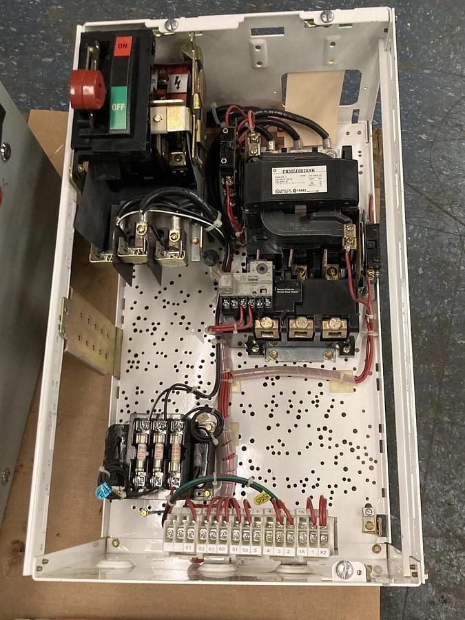 Used GE,E33752,Evolution Size 3 FVNR FUSED Starter MCC Bucket 60Hz 480V