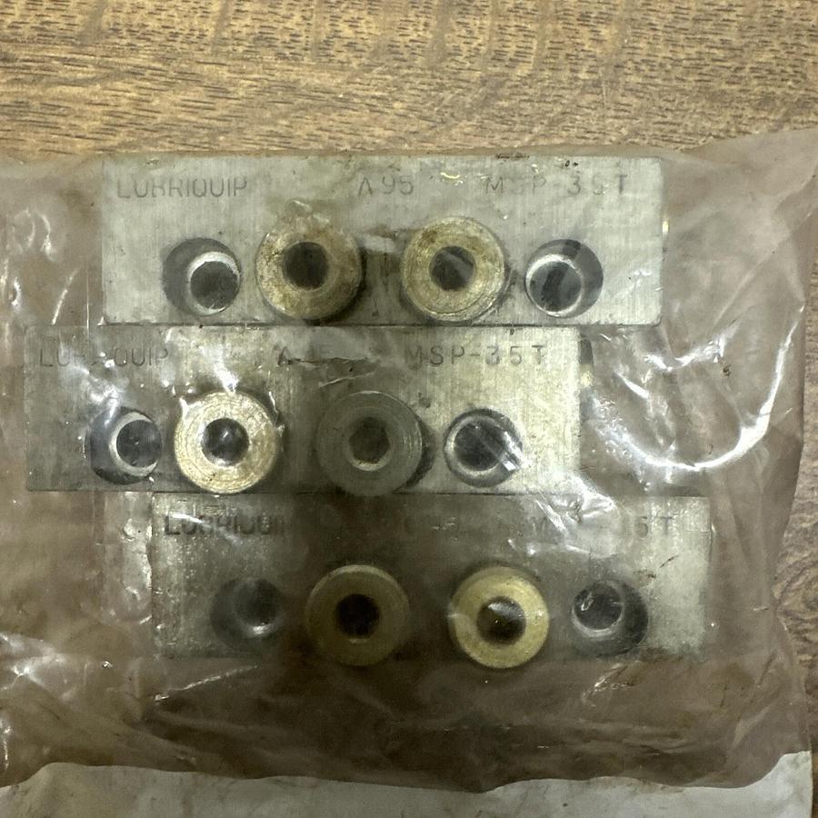 Used Lubriquip,MSP-35T,Hydraulic Divider Manifold  LOT of 3