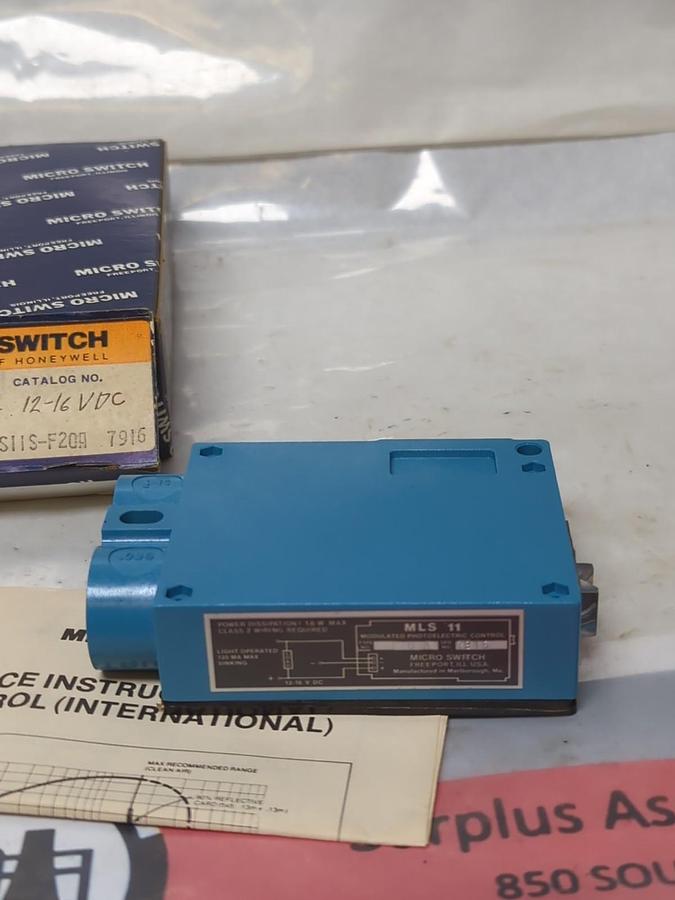 HONEYWELL,FE-MLS11E-F20A,PHOTOELECTRIC CONTROL NOS
