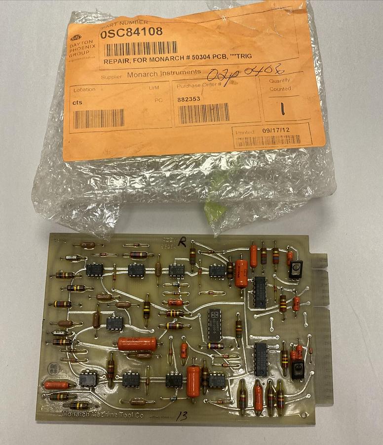 Used MONARCH,50304,PC TRIG BOARD REFURBISHED