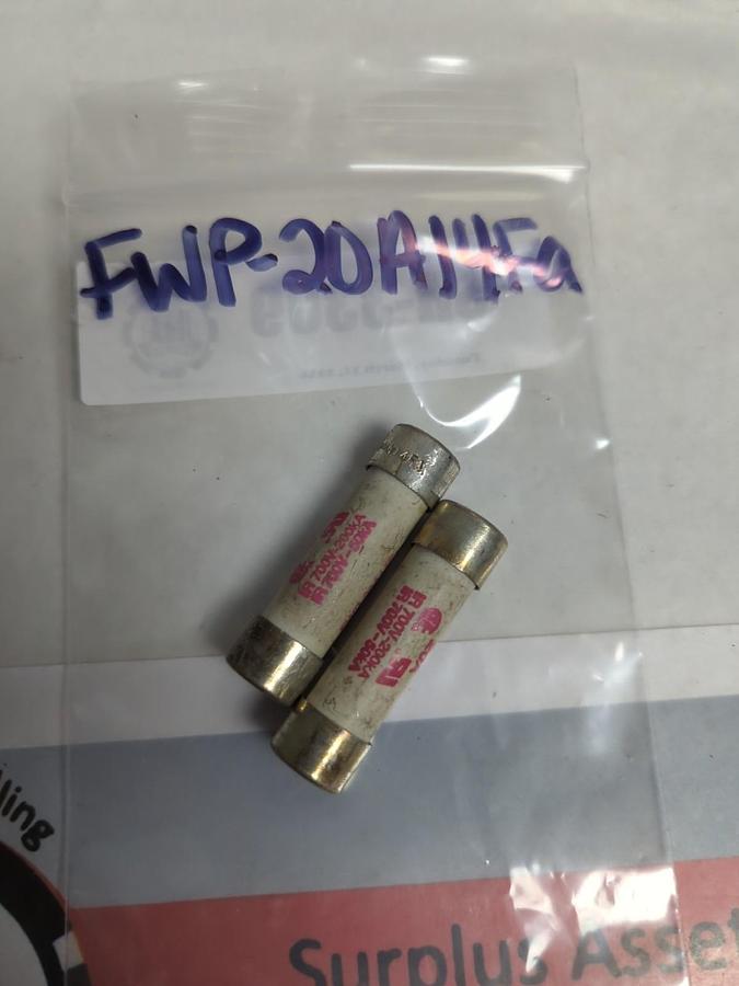 Used COOPER BUSSMANN,FWP-20A14Fa,20 AMP FUSE LOT OF 2 PRE-OWNED