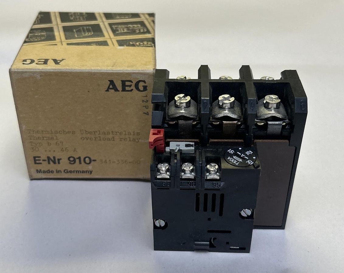 AEG,910-341-336-00,THERMAL OVERLOAD RELAY NOS