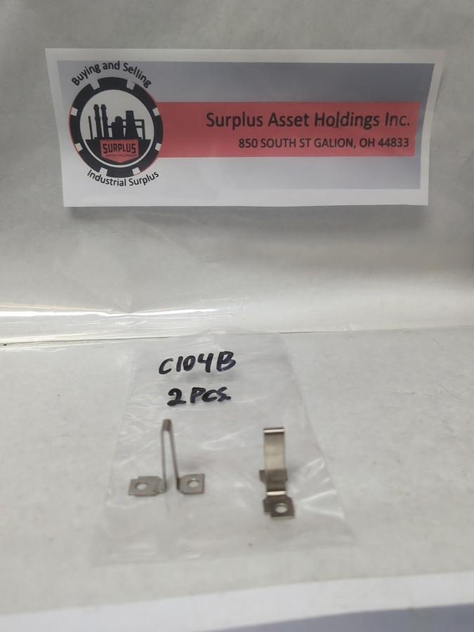 Used GENERAL ELECTRIC,C104B,OVERLOAD HEATER ELEMENT LOT OF 2 PRE-OWNED