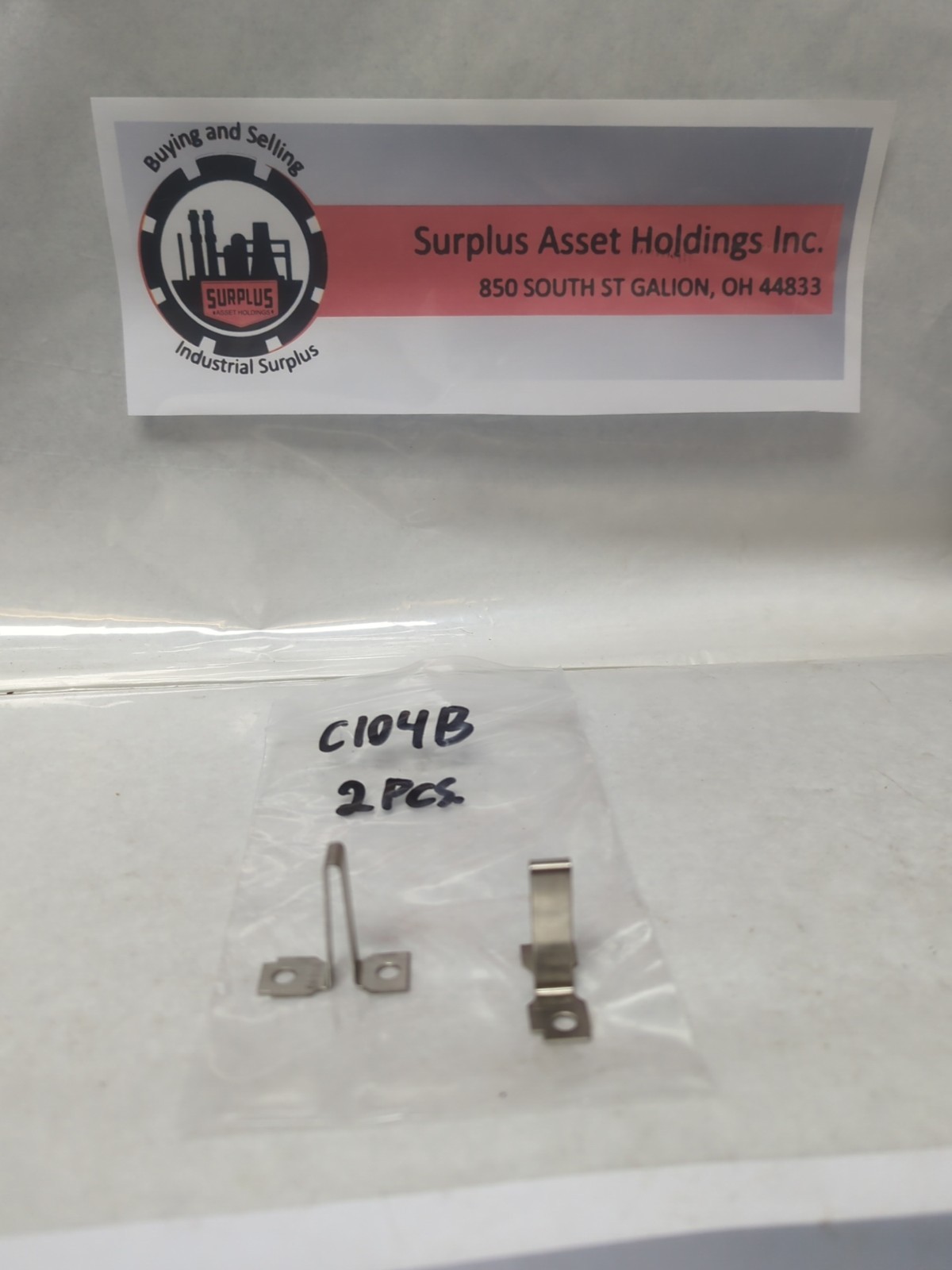 Used GENERAL ELECTRIC,C104B,OVERLOAD HEATER ELEMENT LOT OF 2 PRE-OWNED