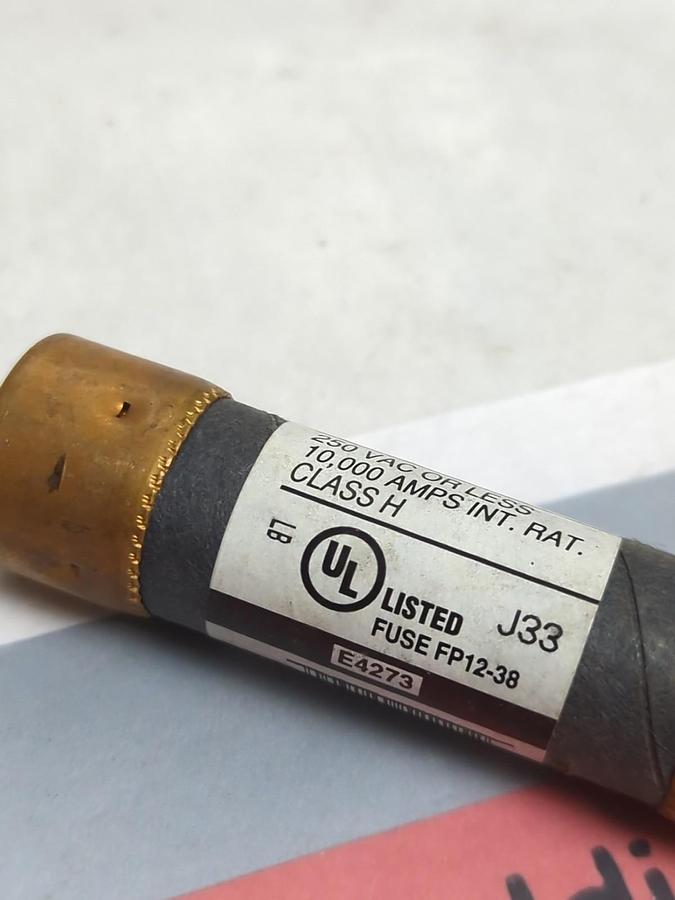 Used GE,E4273,CLASS H 60 AMP FUSE LOT 6 OF PRE-OWNED