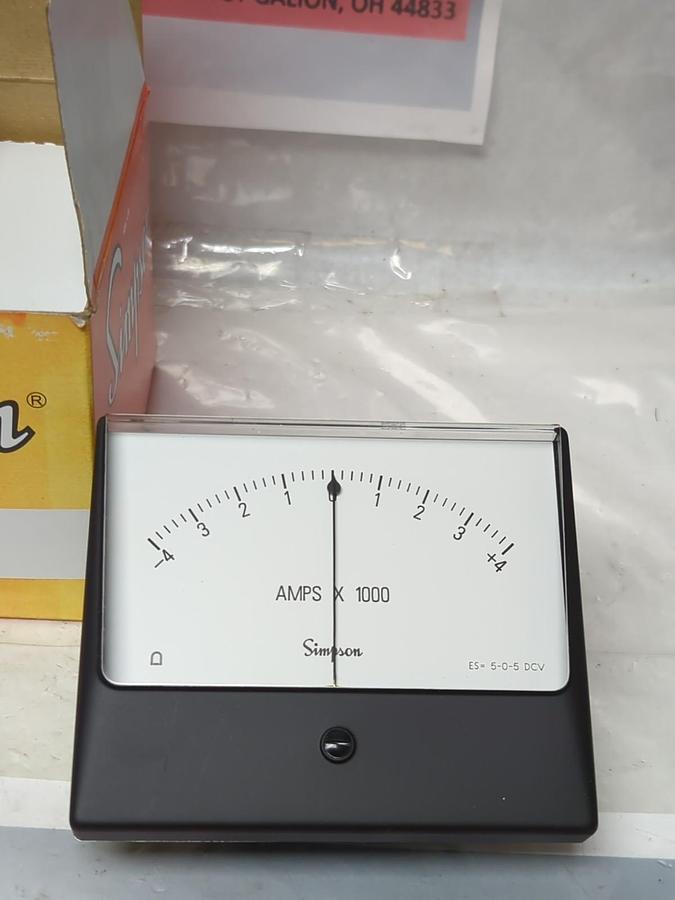 SIMPSON,1329,PANEL METER -4-0-+4 NOS