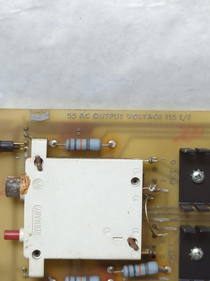 Used BENDIX,223936,S5 OUTPUT VOLTAGE 115 I/F CIRCUIT BOARD PRE-OWNED