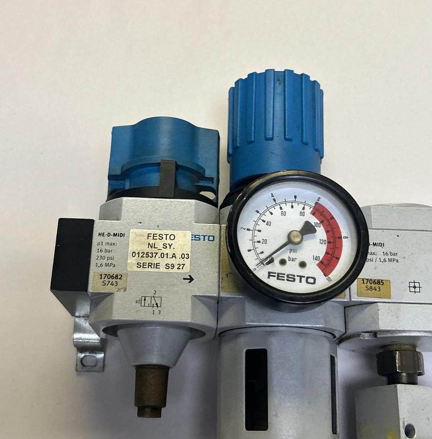 Used FESTO,LFR-D-7-MIDI,FILTER REGULATOR