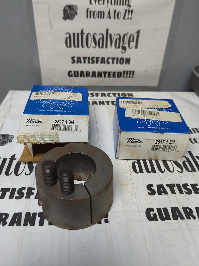 MARTIN,2517 1-3/4,TAPER BUSHINGS LOT OF 2 NOS