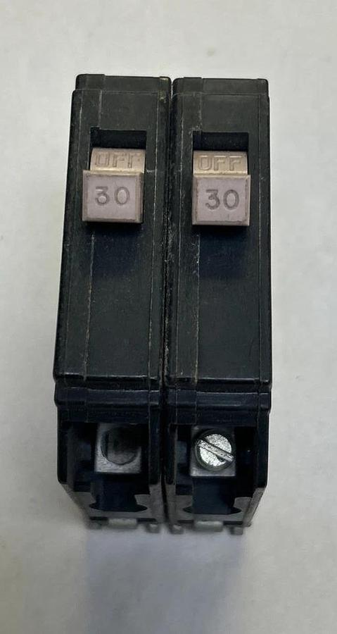 Used CUTLER-HAMMER,CH230,CIRCUIT BREAKER 30A 120/240V 2P