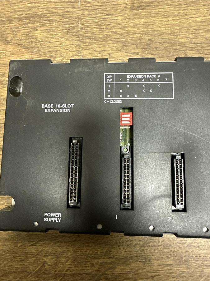 Used GE Fanuc,IC693CHS392G,10 Slot Expansion Rack EMI Enhanced