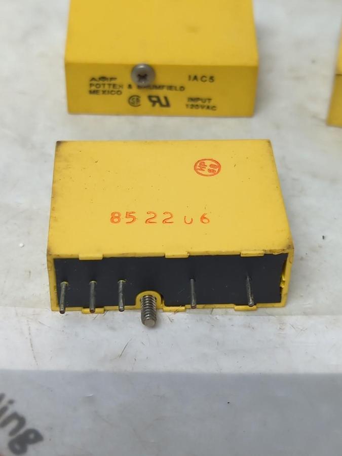 Used POTTER & BRUMFIELD,IAC5,INPUT MODULE LOT OF 7 PRE-OWNED
